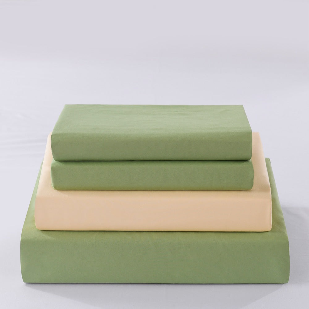 Solid Color Minimalist 3-Piece Bedding Set - Calm Cloud Bedding